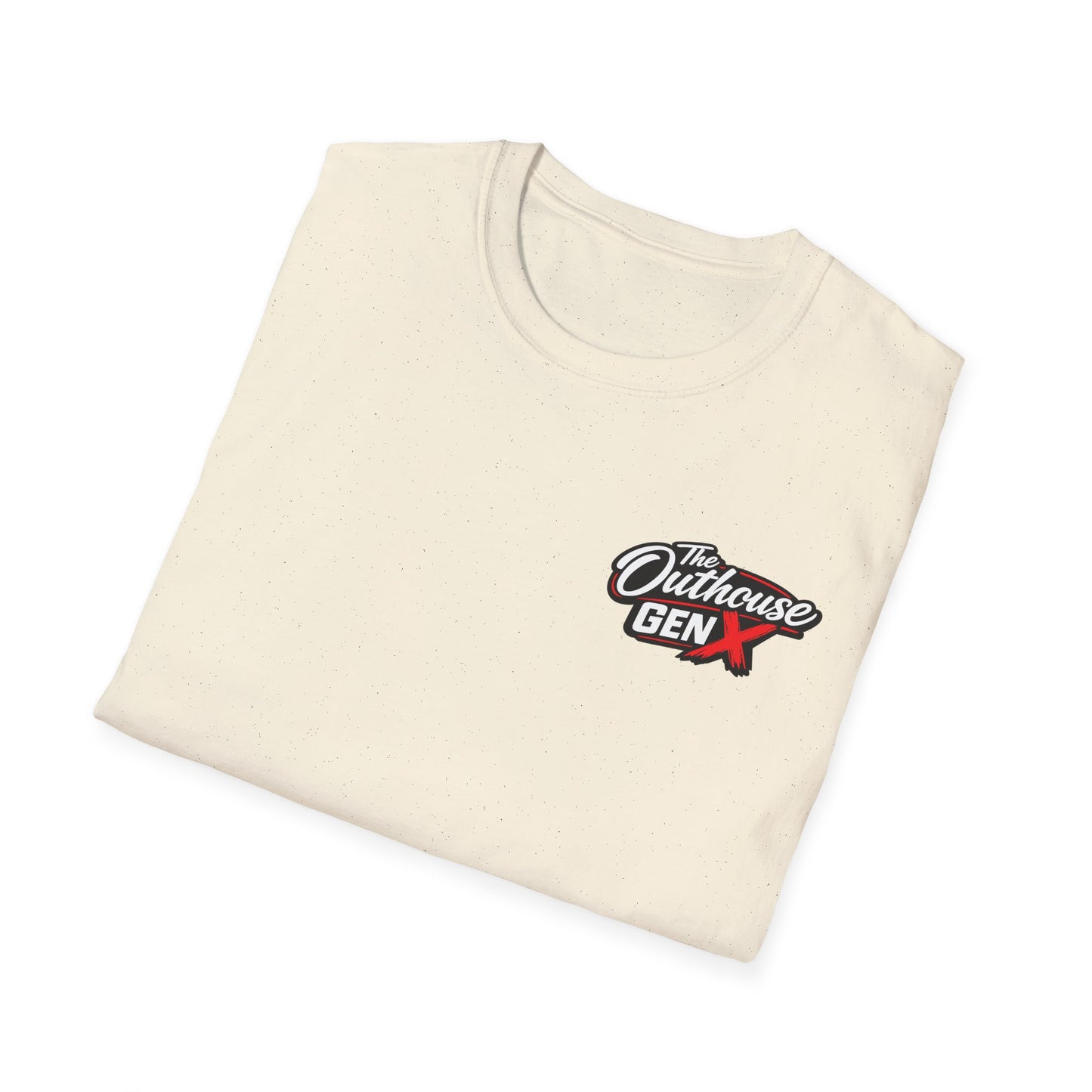 Outhouse Gen-X T-Shirt — "Gen-X Mood: IDK • IDC • IDGAF" Retro Beer Graphic