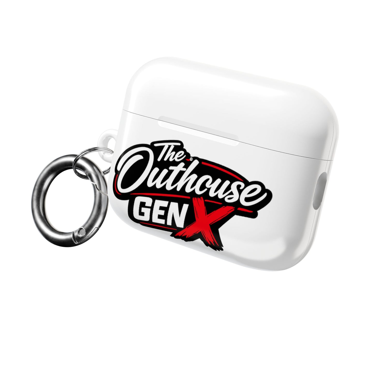 Gen X Outhouse AirPod Case – Retro Logo Protective Earbud Cover