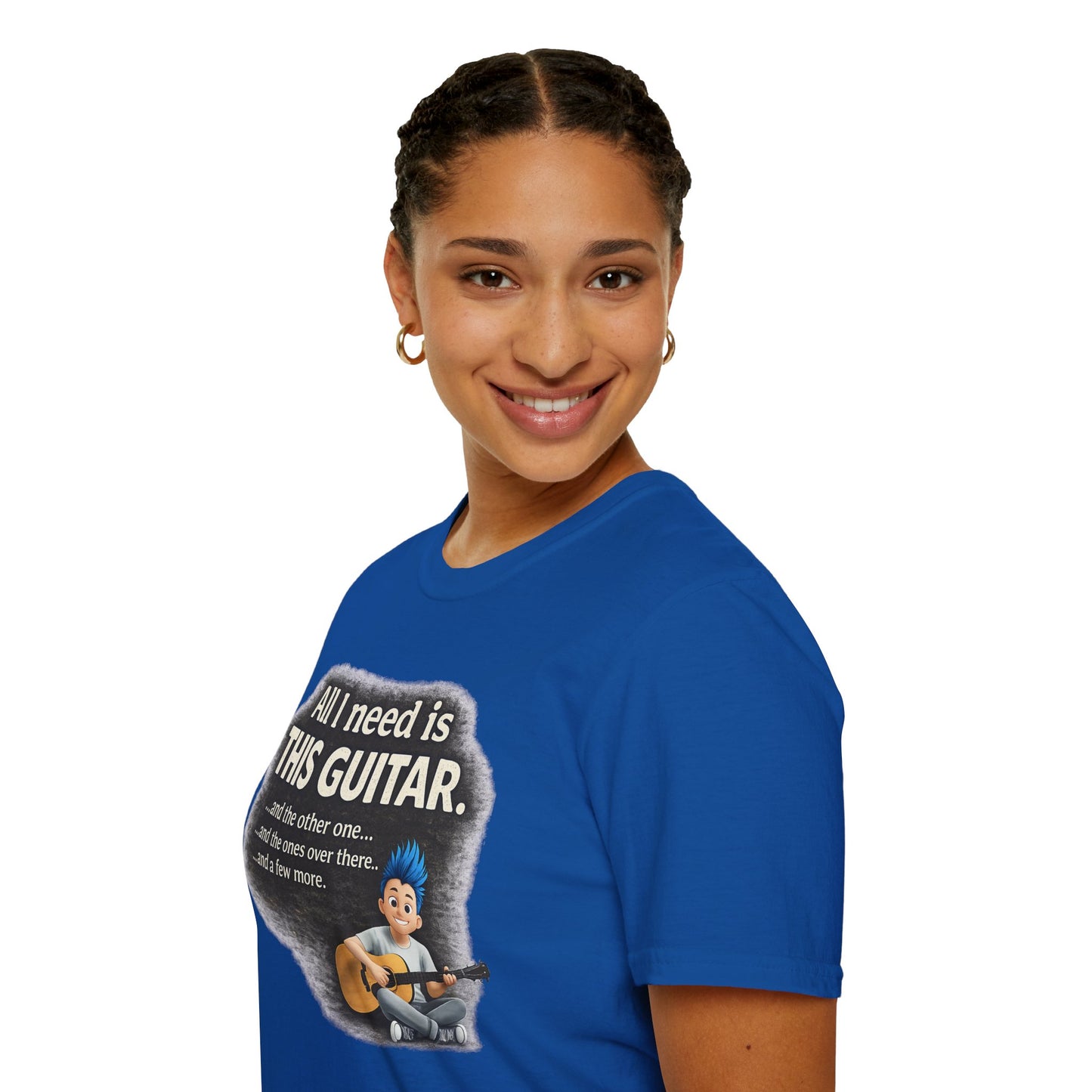 Guitar Lover T-Shirt — "All I Need Is This Guitar" Graphic Tee
