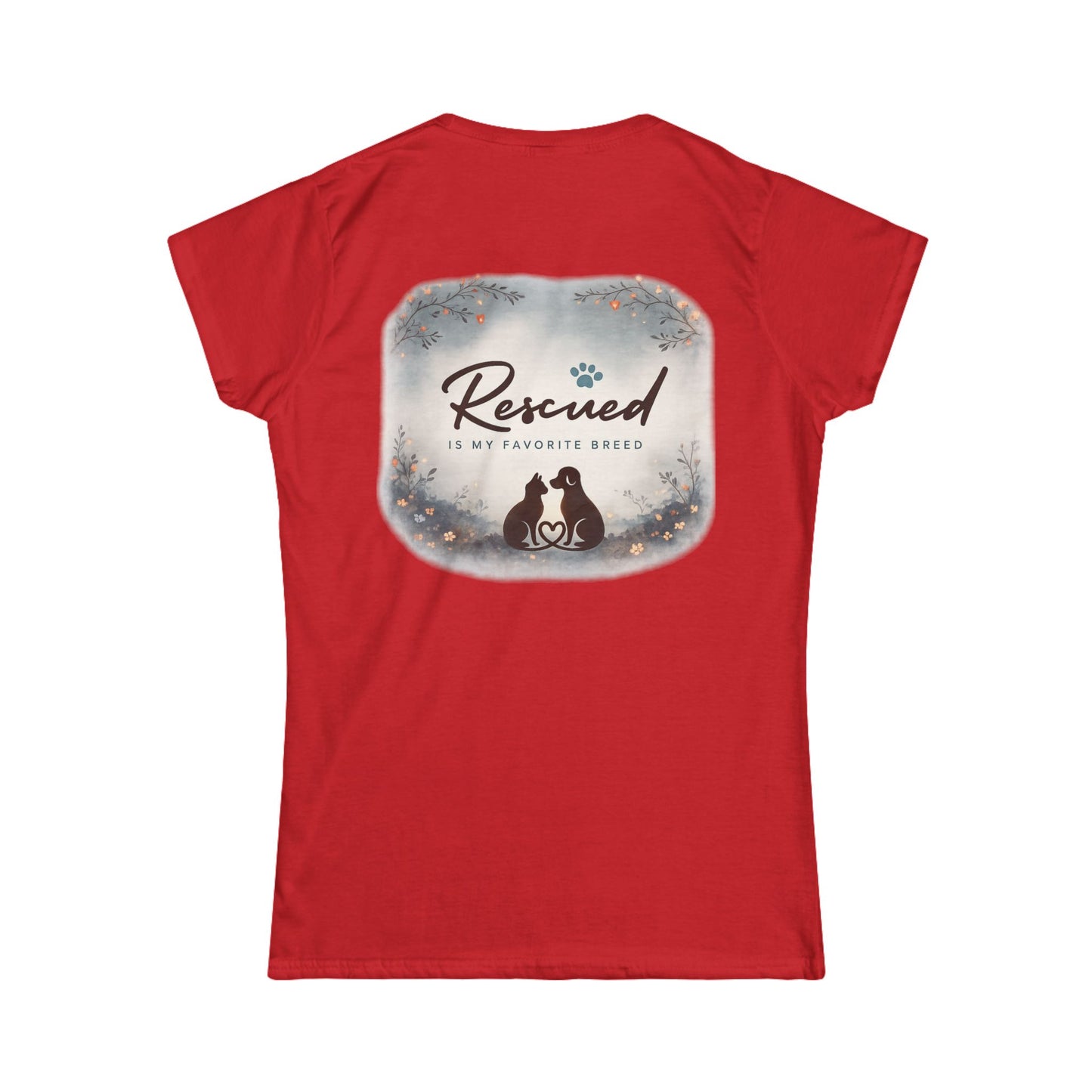 Rescued Is My Favorite Breed Women's Tee