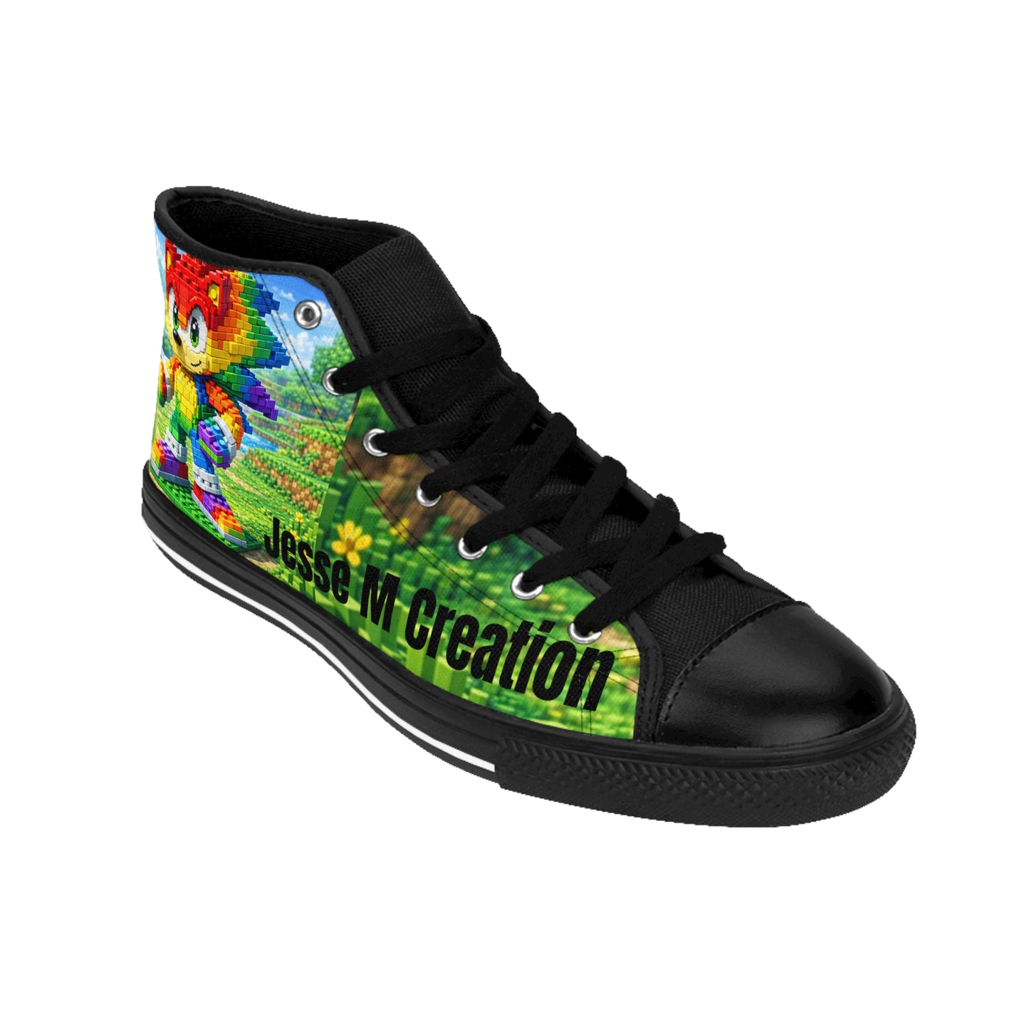 Custom Cartoon Character High-Top Sneakers — Jesse M Creation