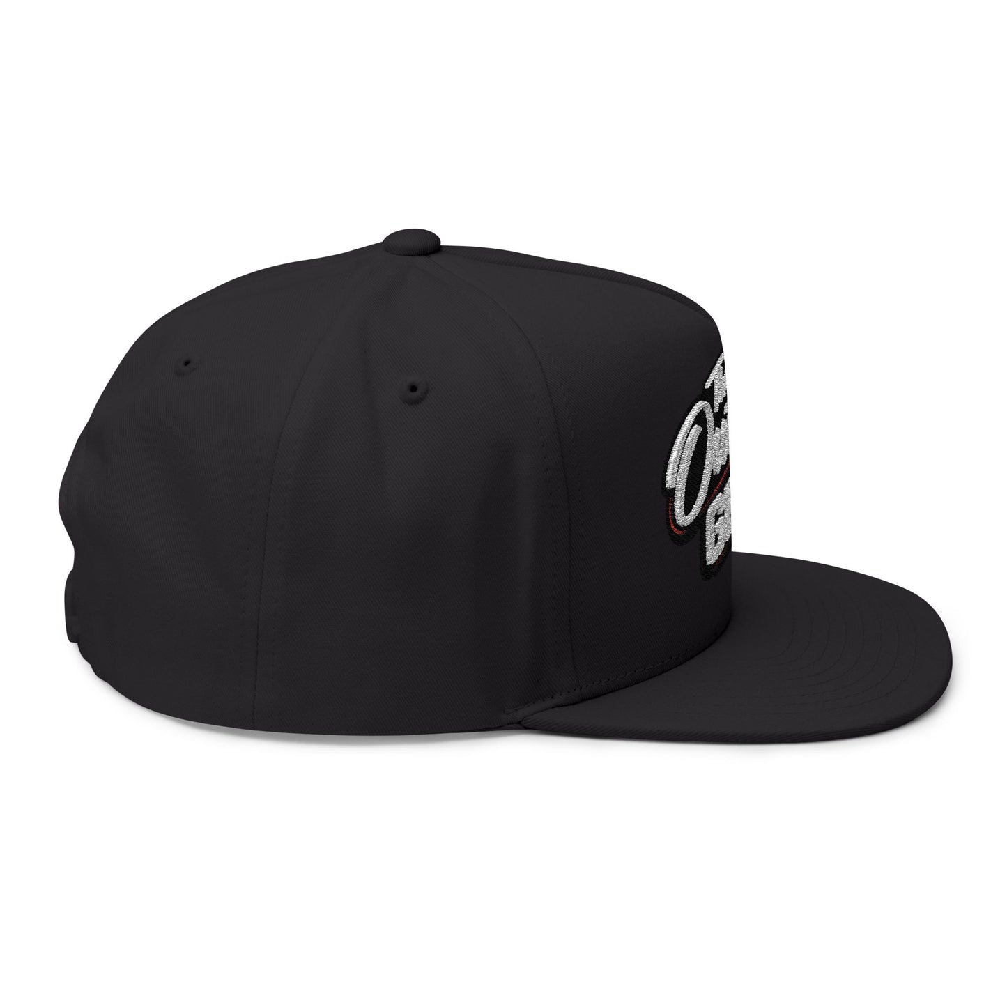Flat Bill Cap — "The Outhouse Gen X" Embroidered Snapback