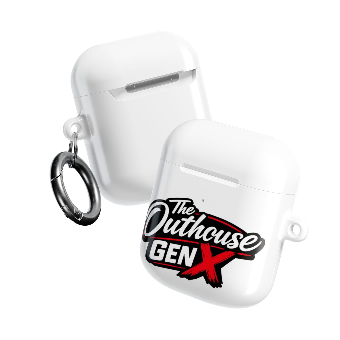 Gen X Outhouse AirPod Case – Retro Logo Protective Earbud Cover