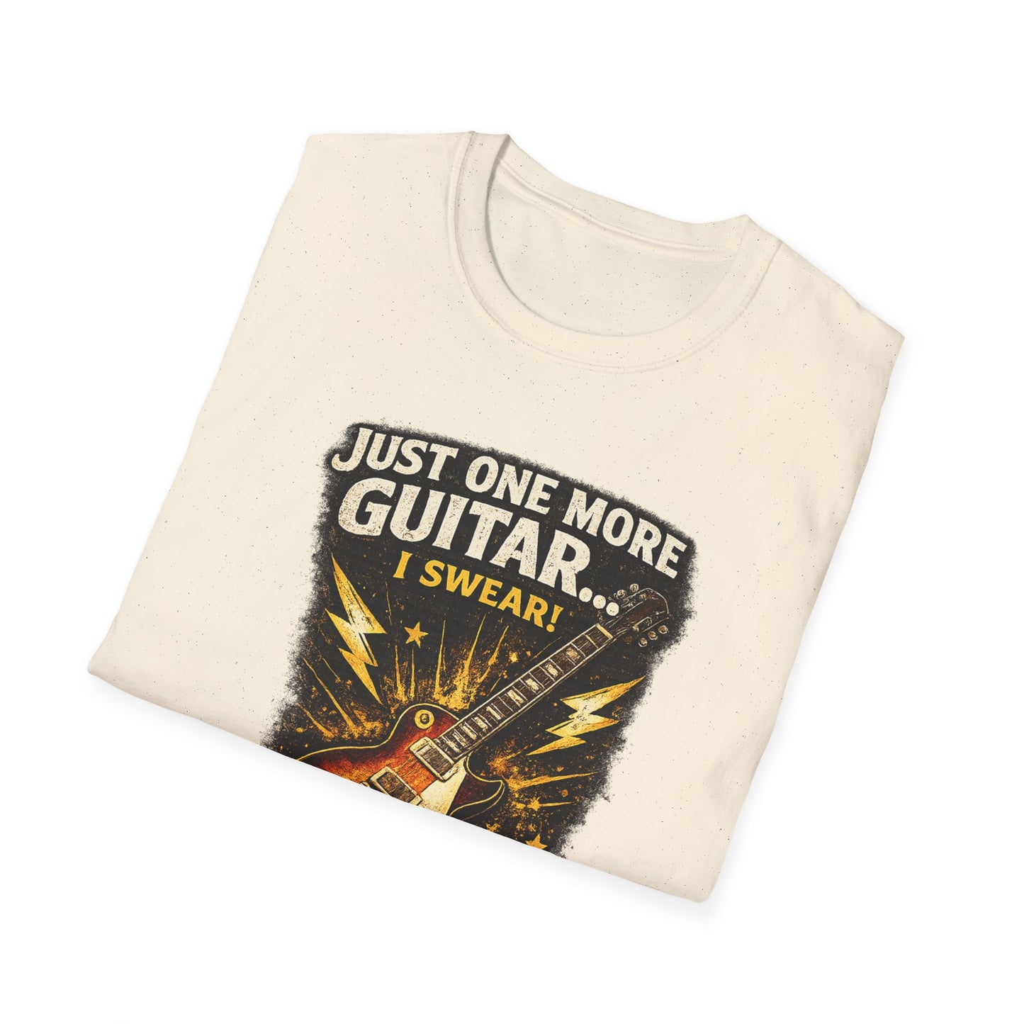Guitar Lover T‑Shirt — "Just One More Guitar, I Lost Count" Retro Electric Guitar Tee
