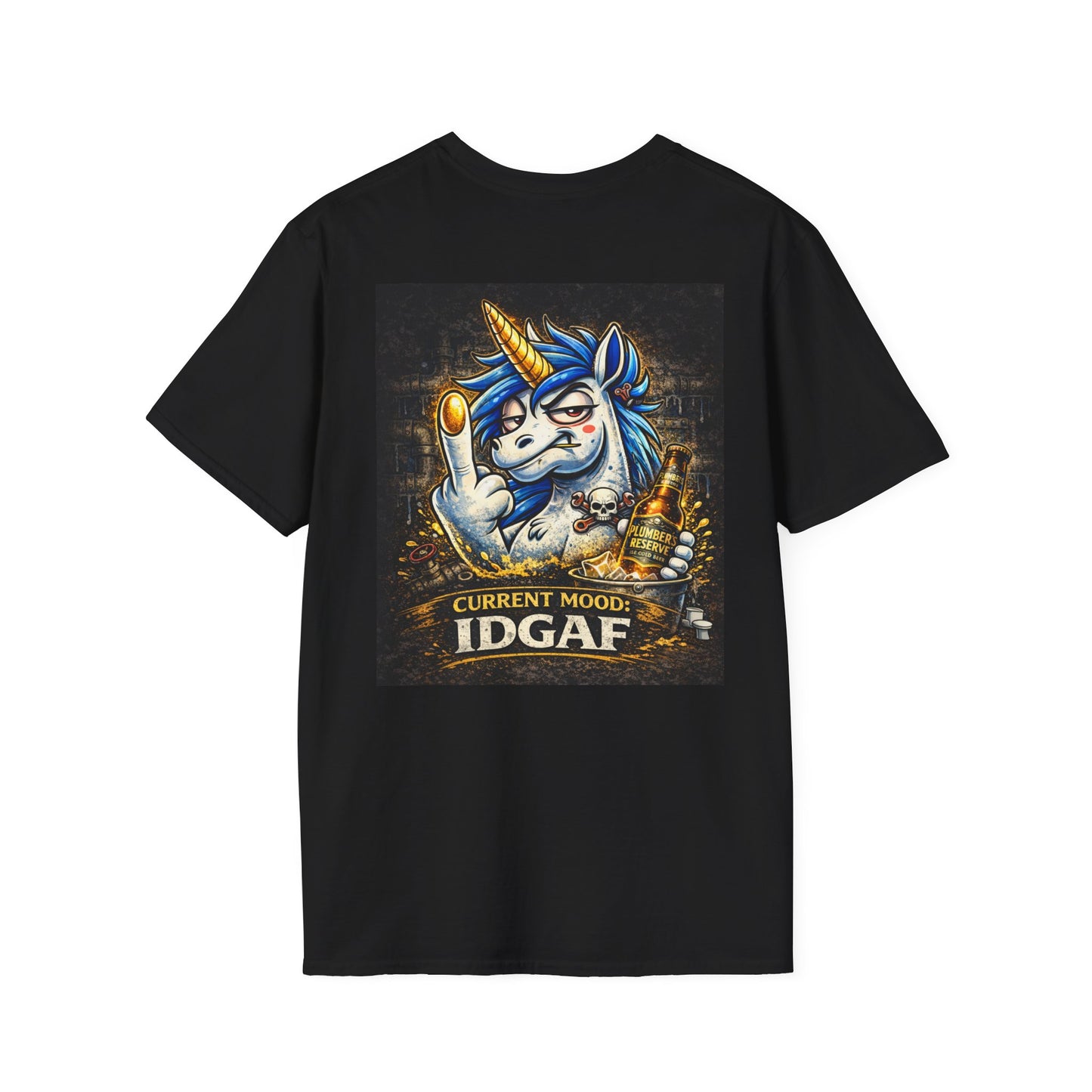 T-Shirt — 'I Have 3 Moods' Funny Unicorn Graphic Tee