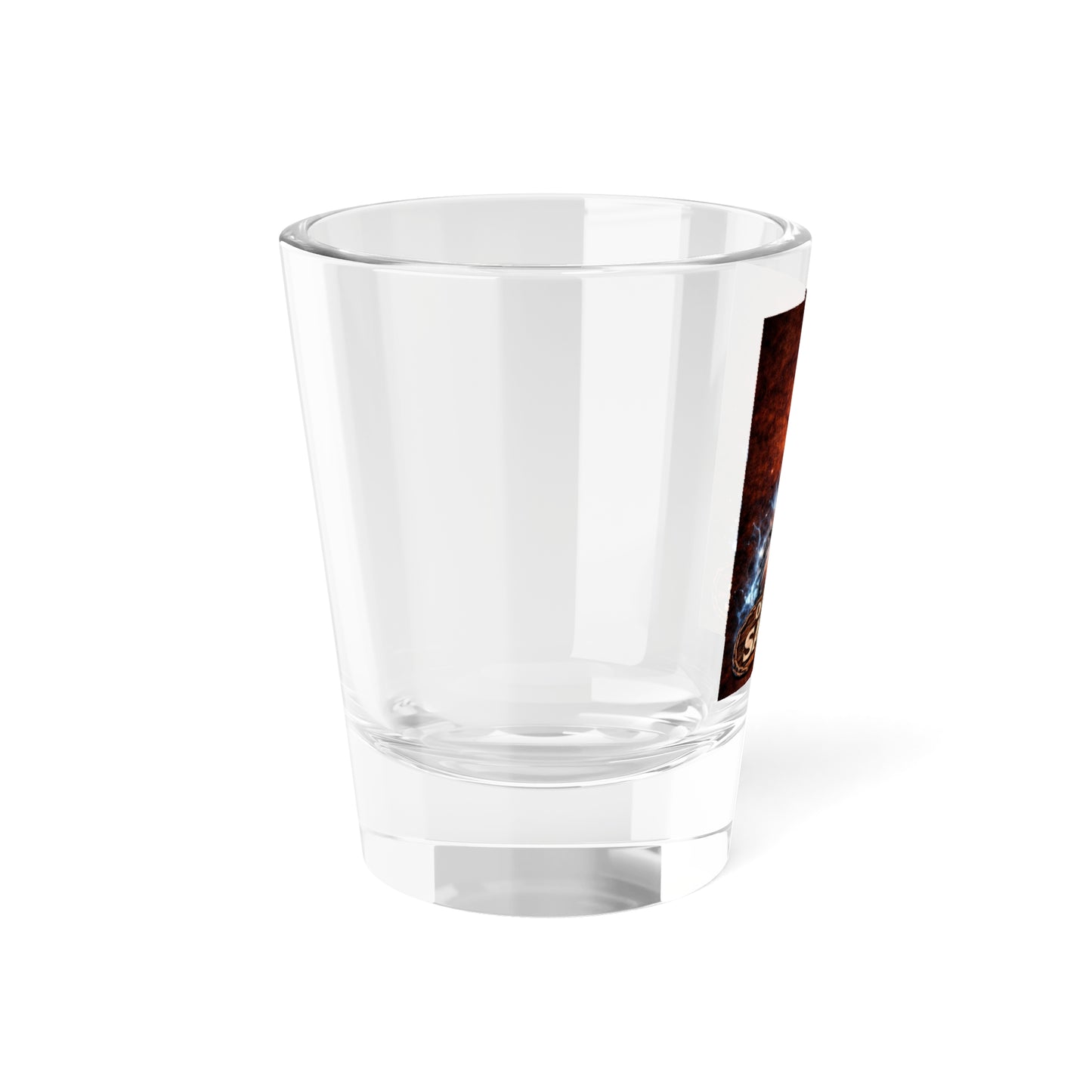 Shot Glass — "Outhouse Salute" Middle Finger Novelty Shooter