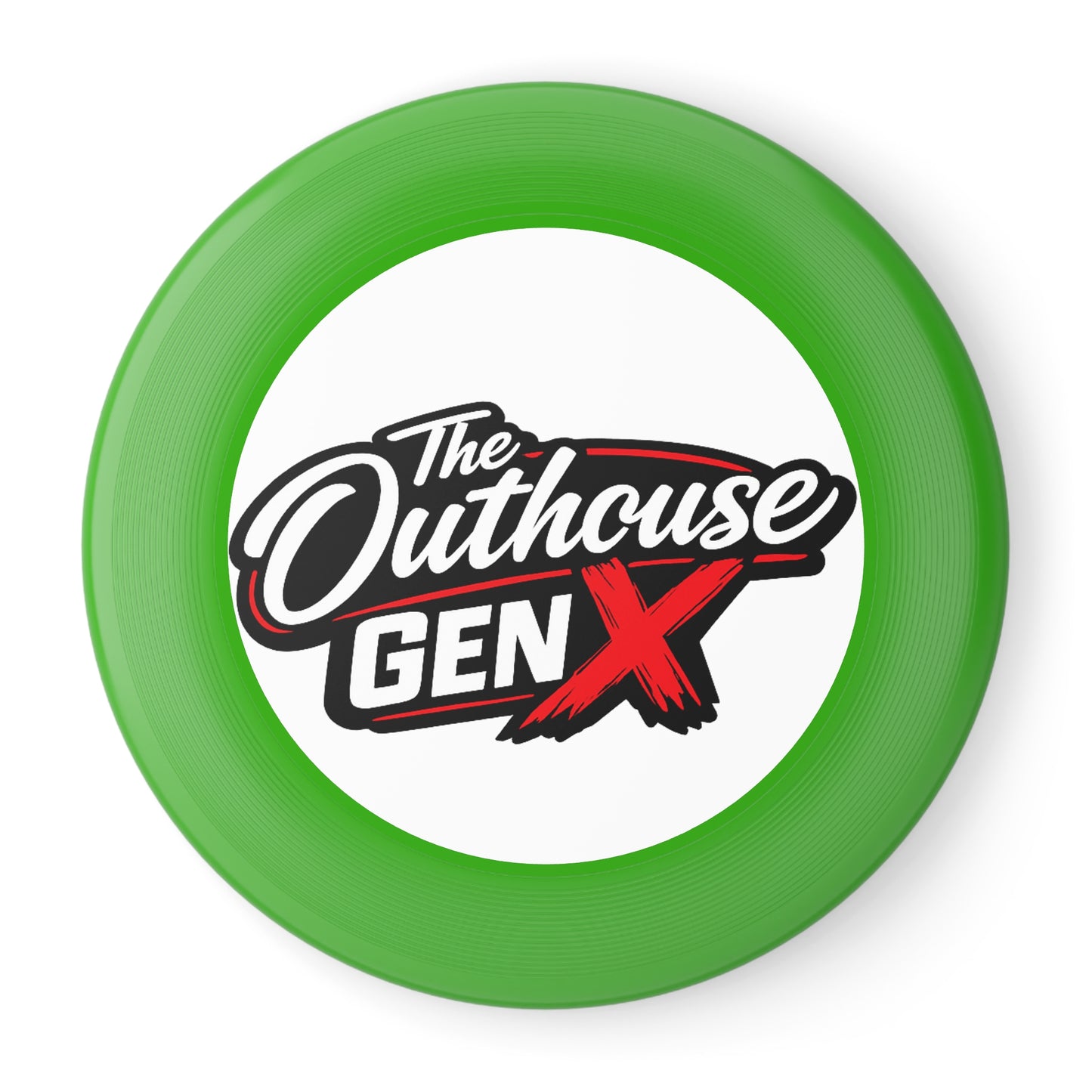 Frisbee — 'The Outhouse Gen X' Logo Flying Disc