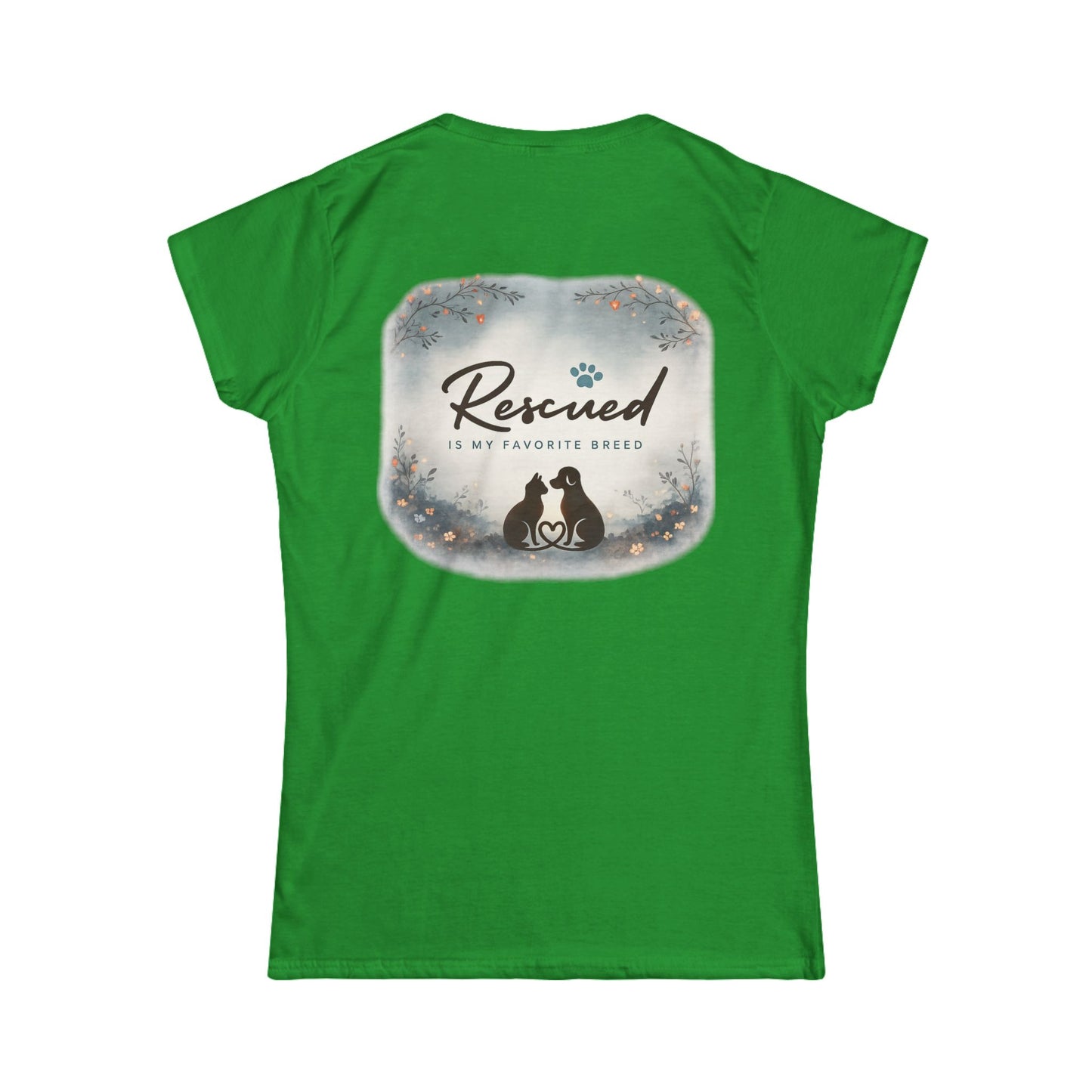 Rescued Is My Favorite Breed Women's Tee