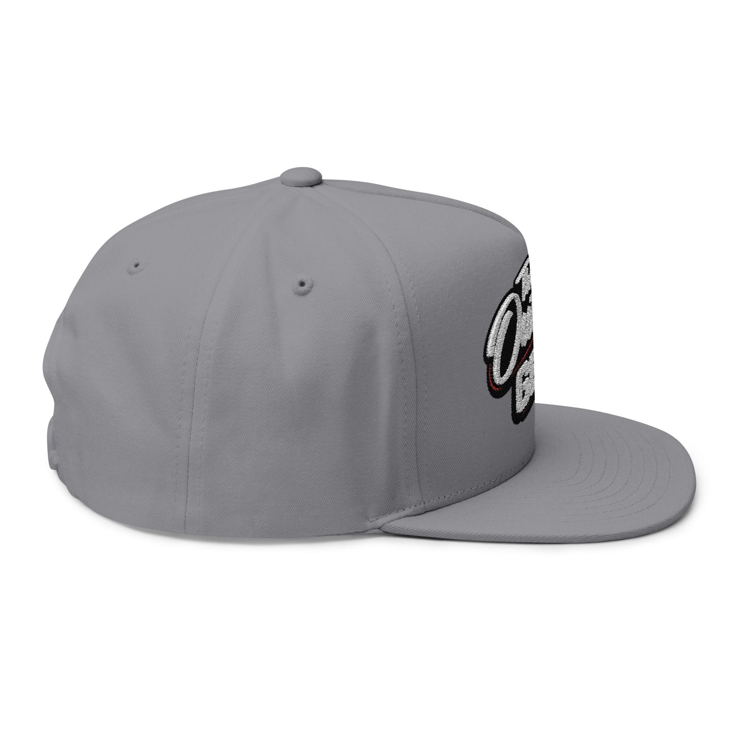 Flat Bill Cap — "The Outhouse Gen X" Embroidered Snapback