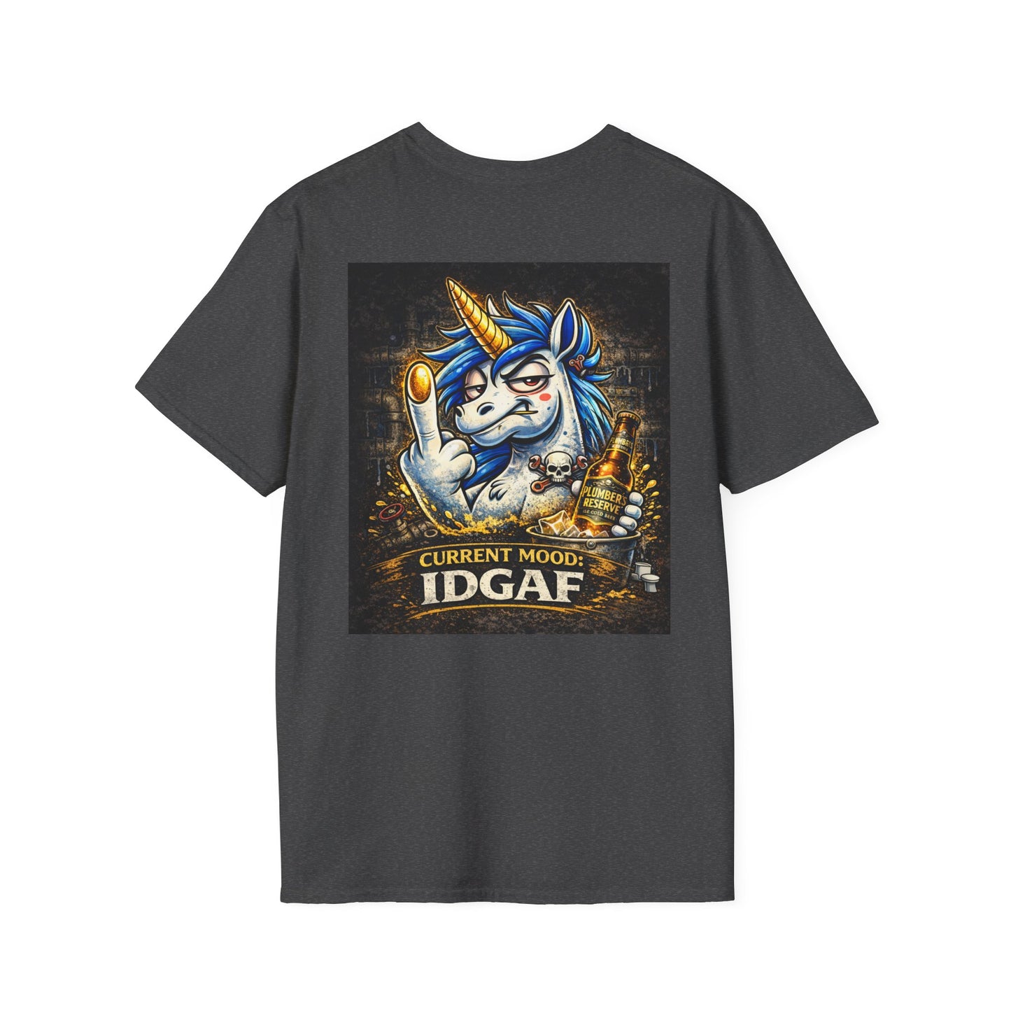 T-Shirt — 'I Have 3 Moods' Funny Unicorn Graphic Tee