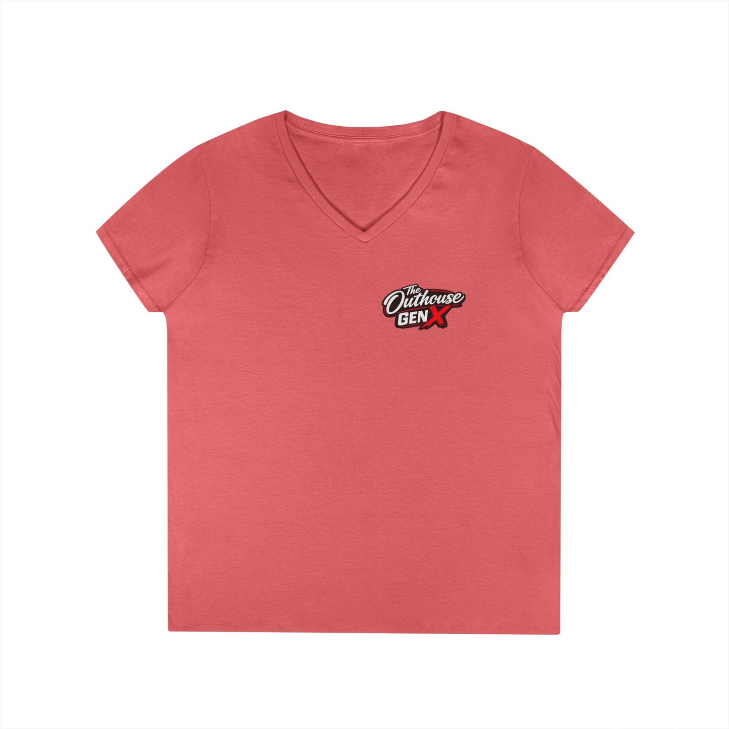 Gen X 'Raised on Hose Water' Ladies' V-Neck T-Shirt