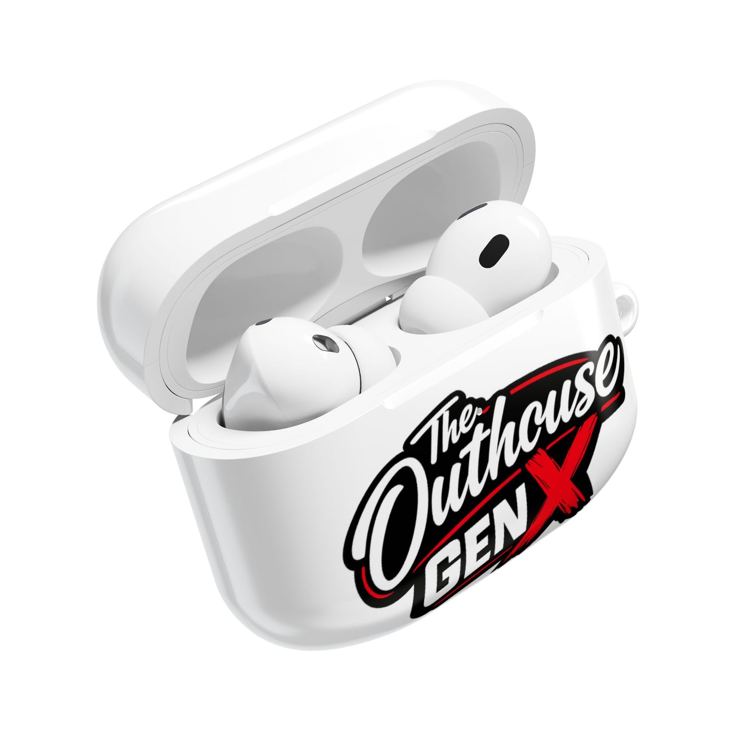 Gen X Outhouse AirPod Case – Retro Logo Protective Earbud Cover