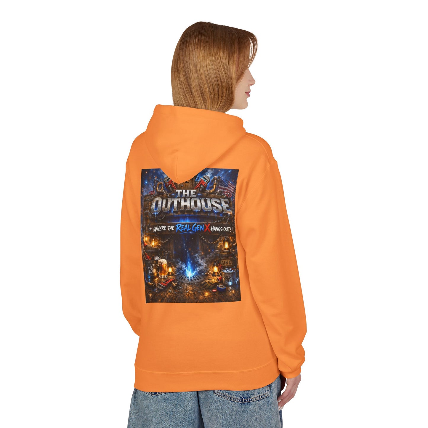 Hoodie — "The Outhouse" Fantasy Gaming Crew Pullover