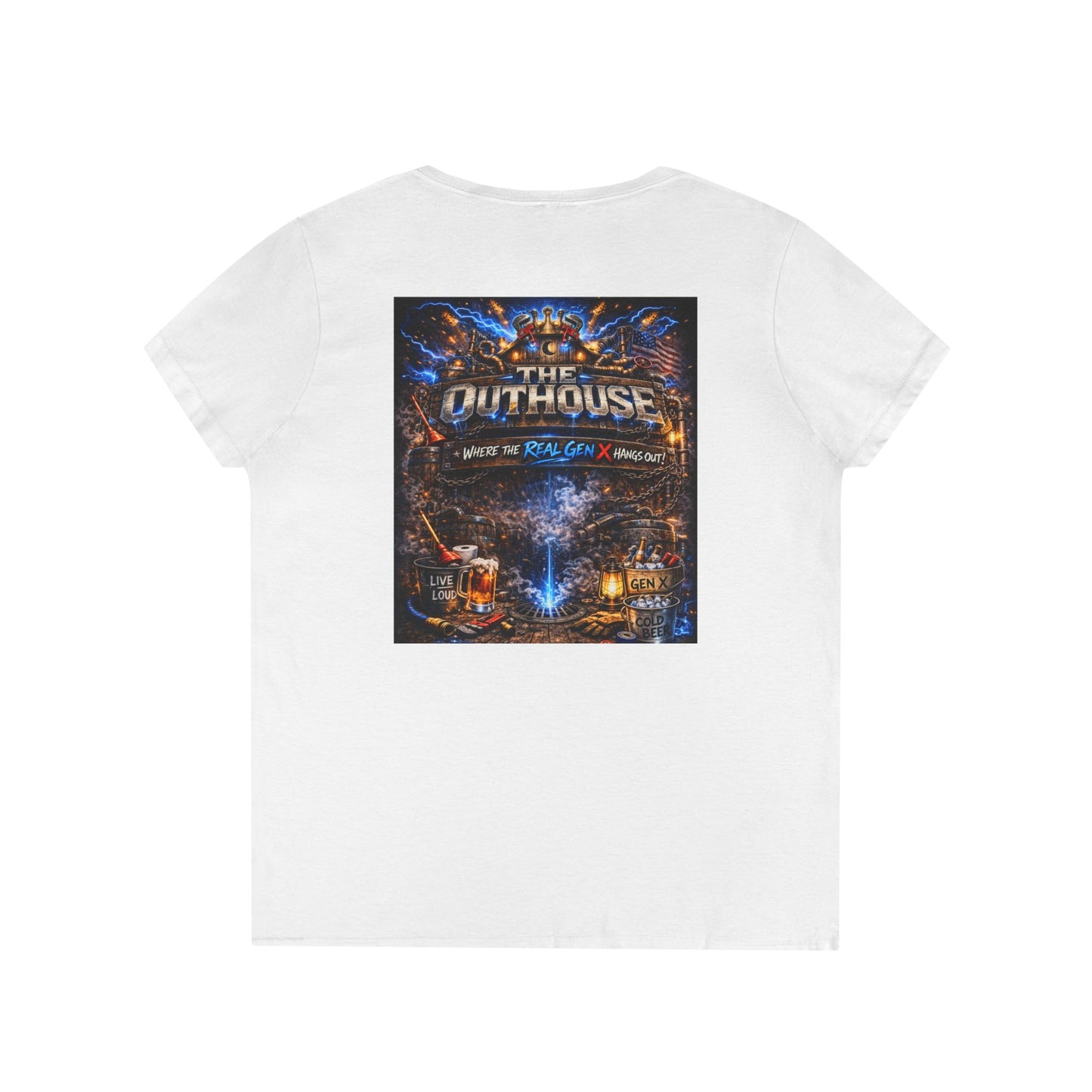 THE OUTHOUSE – GEN X GARAGE SERIES V-NECK