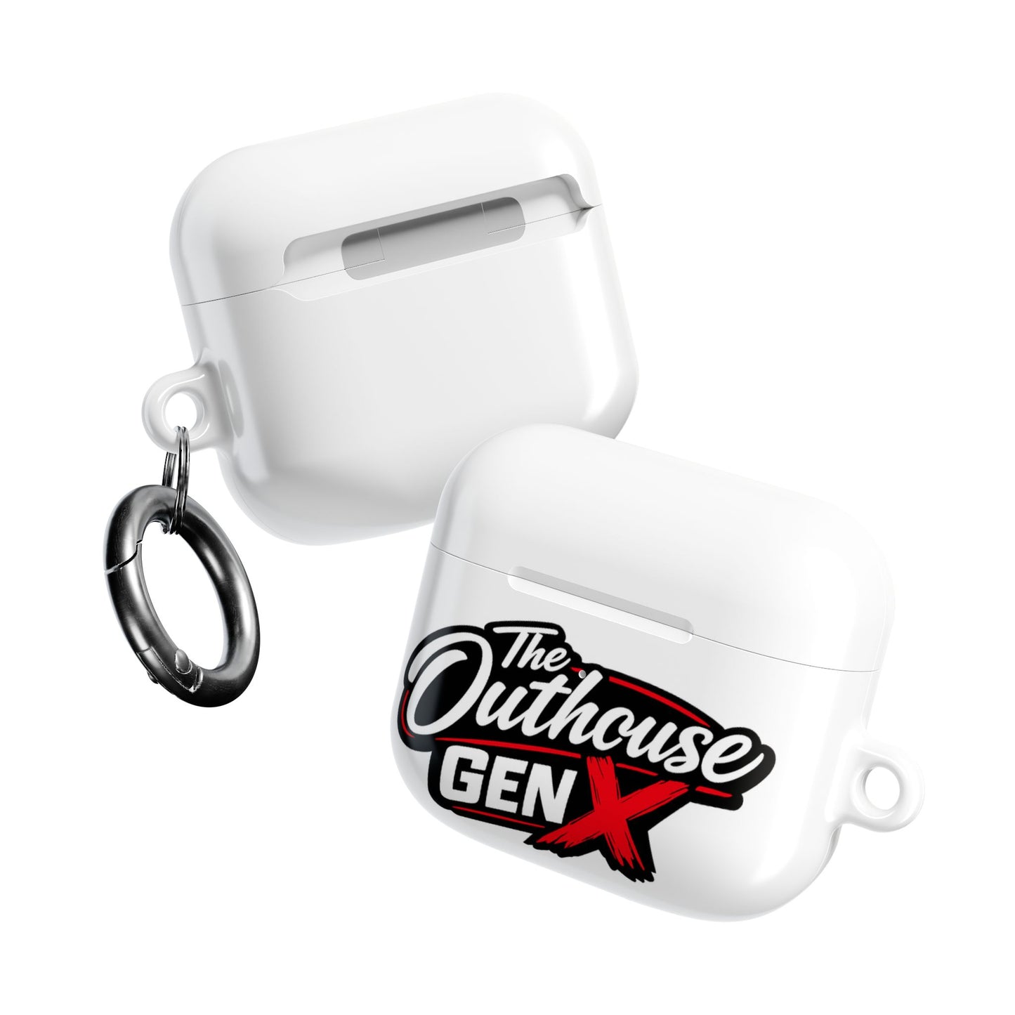 Gen X Outhouse AirPod Case – Retro Logo Protective Earbud Cover