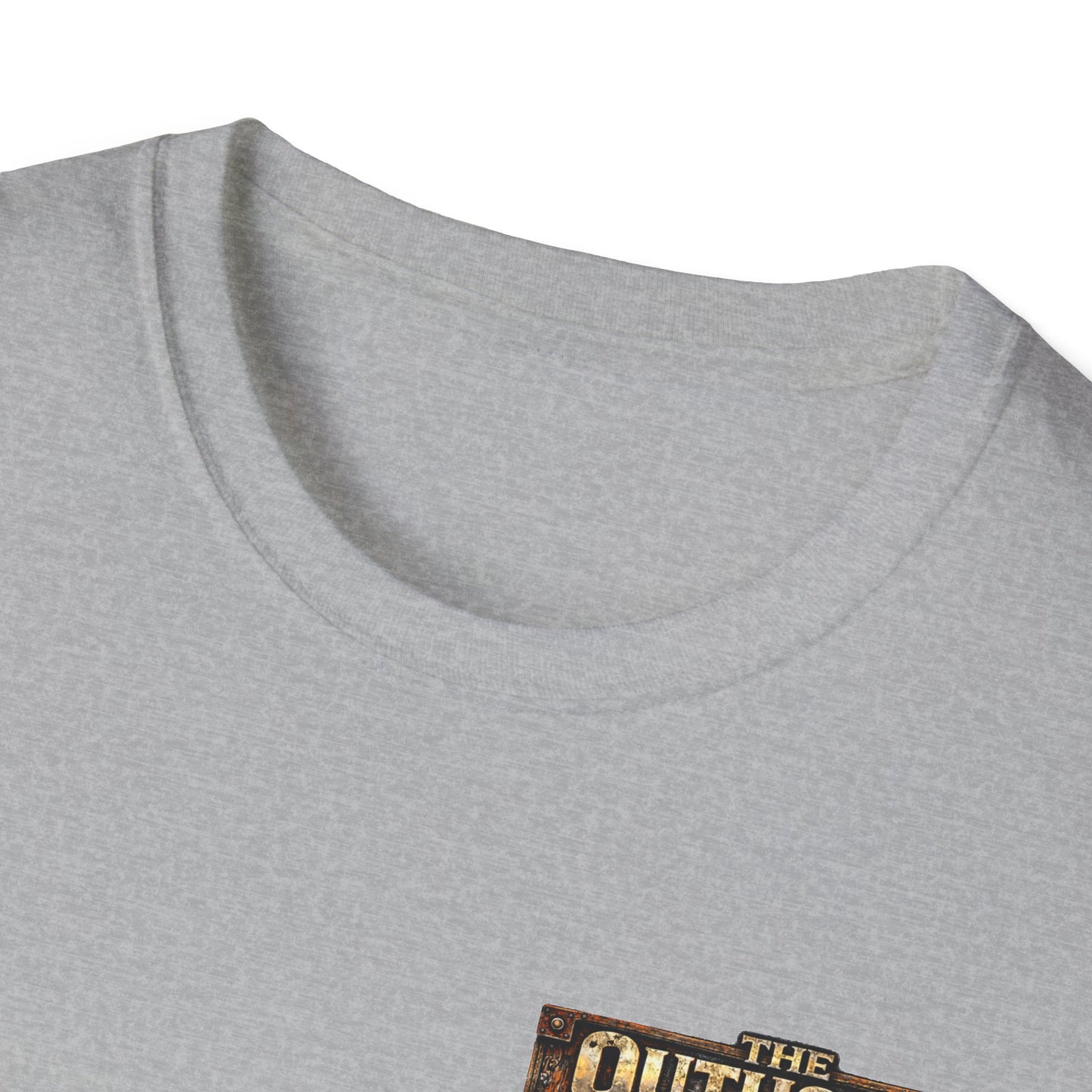 Outhouse Salute T-Shirt — Rustic Hand Gesture Graphic Tee