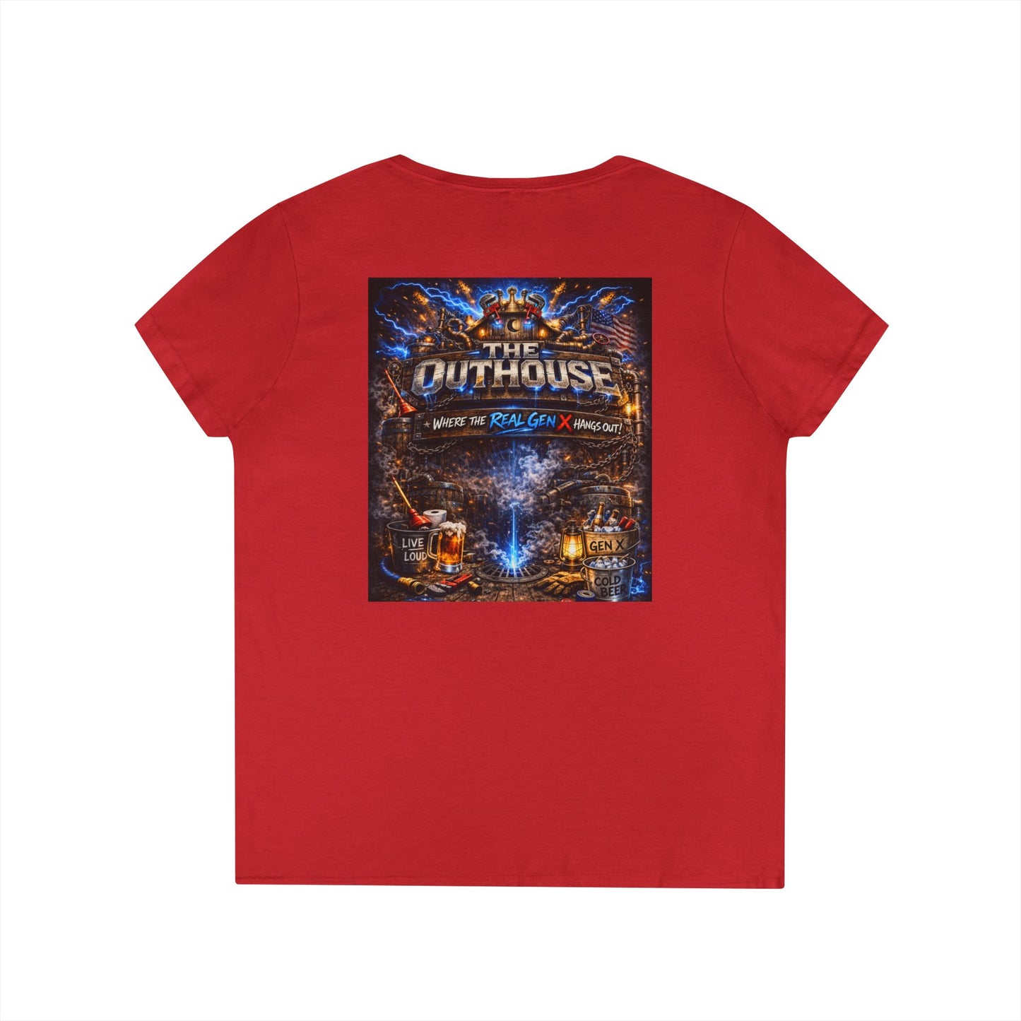 THE OUTHOUSE – GEN X GARAGE SERIES V-NECK