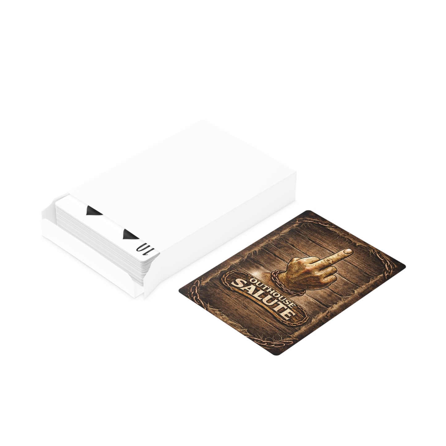 💥OUTHOUSE SALUTE™ POKER CARDS