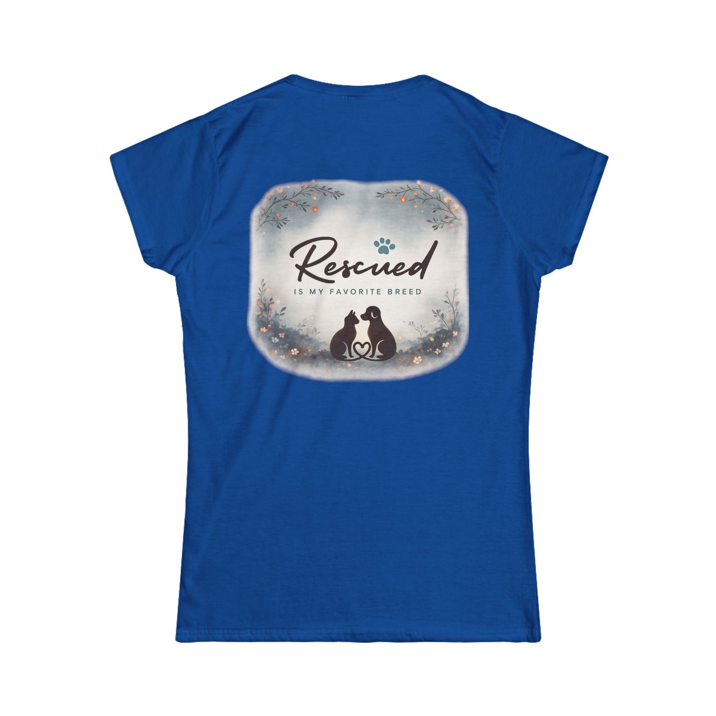 Rescued Is My Favorite Breed Women's Tee