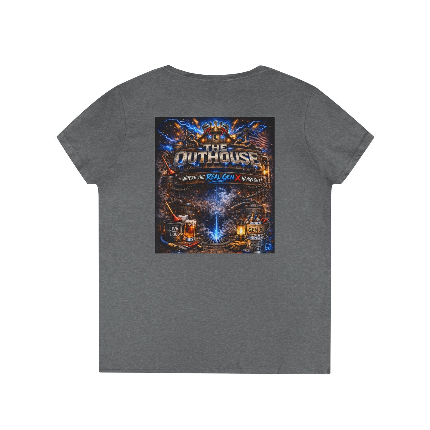 THE OUTHOUSE – GEN X GARAGE SERIES V-NECK