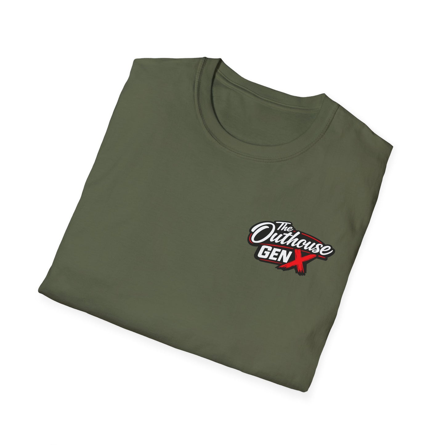 Outhouse Gen-X T-Shirt — "Gen-X Mood: IDK • IDC • IDGAF" Retro Beer Graphic