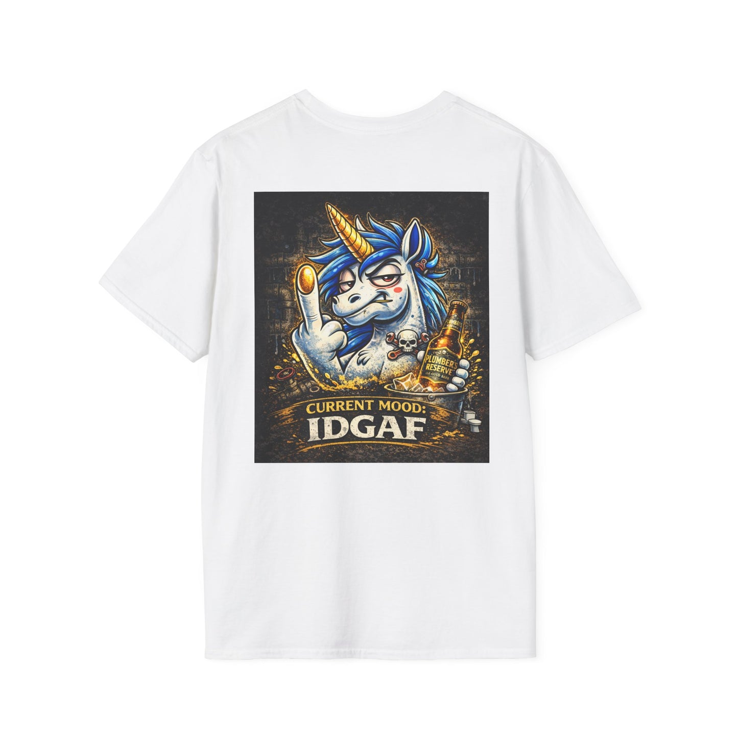 T-Shirt — 'I Have 3 Moods' Funny Unicorn Graphic Tee