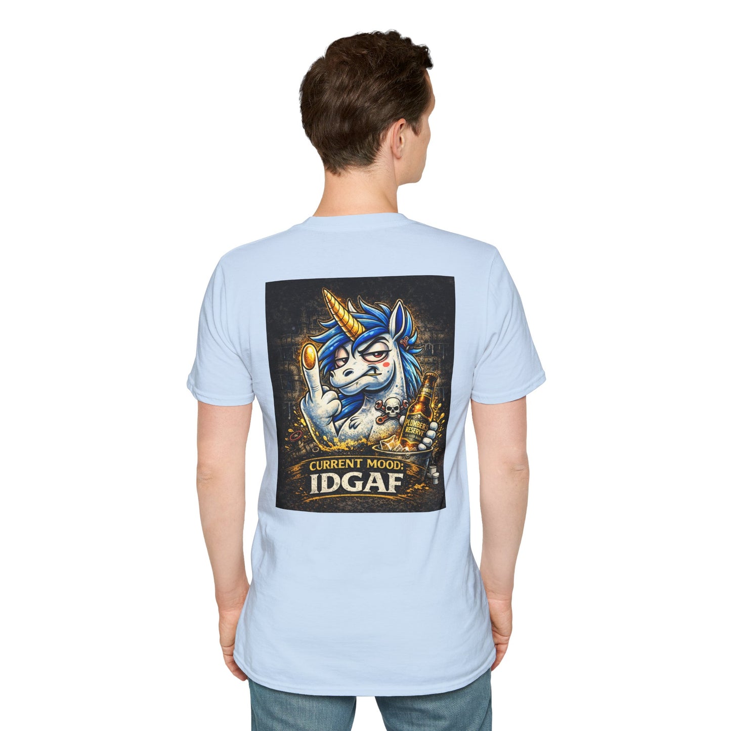 T-Shirt — 'I Have 3 Moods' Funny Unicorn Graphic Tee
