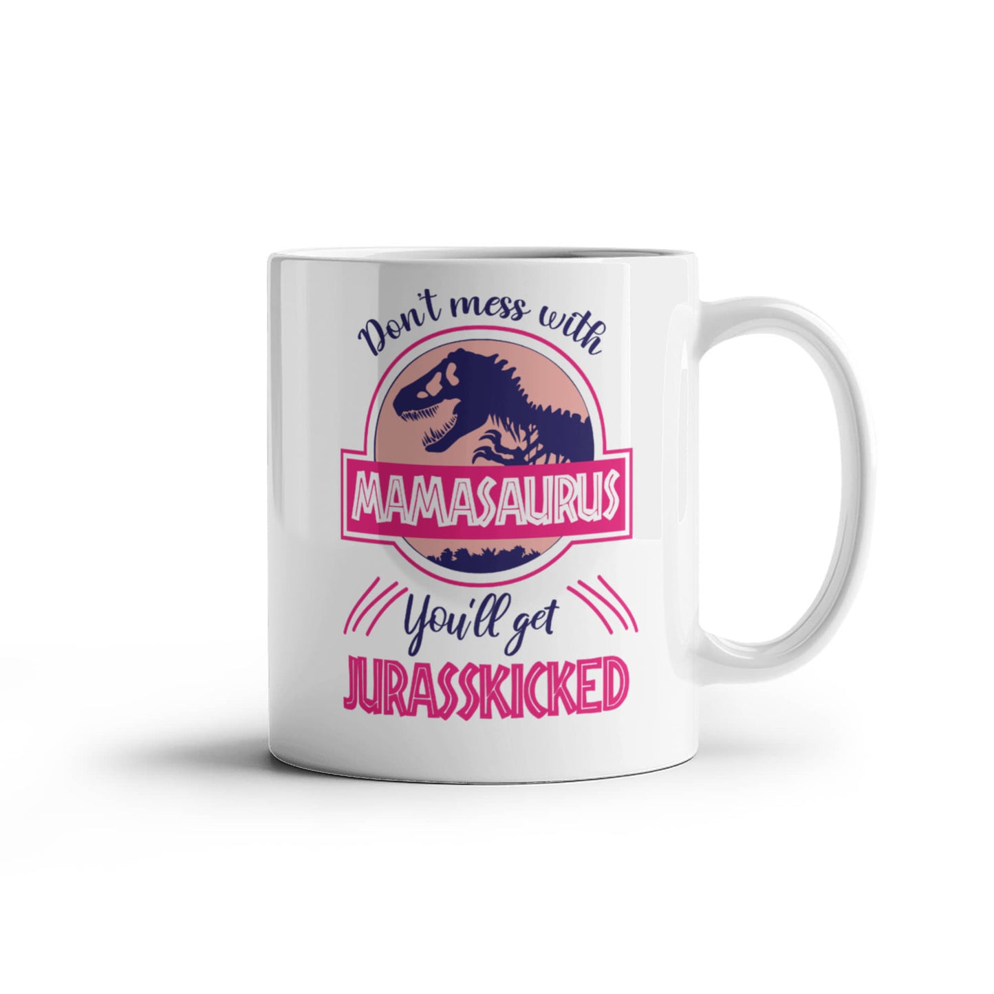 Mamasaurus | White Ceramic Mug