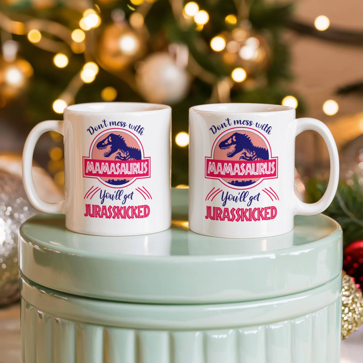Mamasaurus | White Ceramic Mug