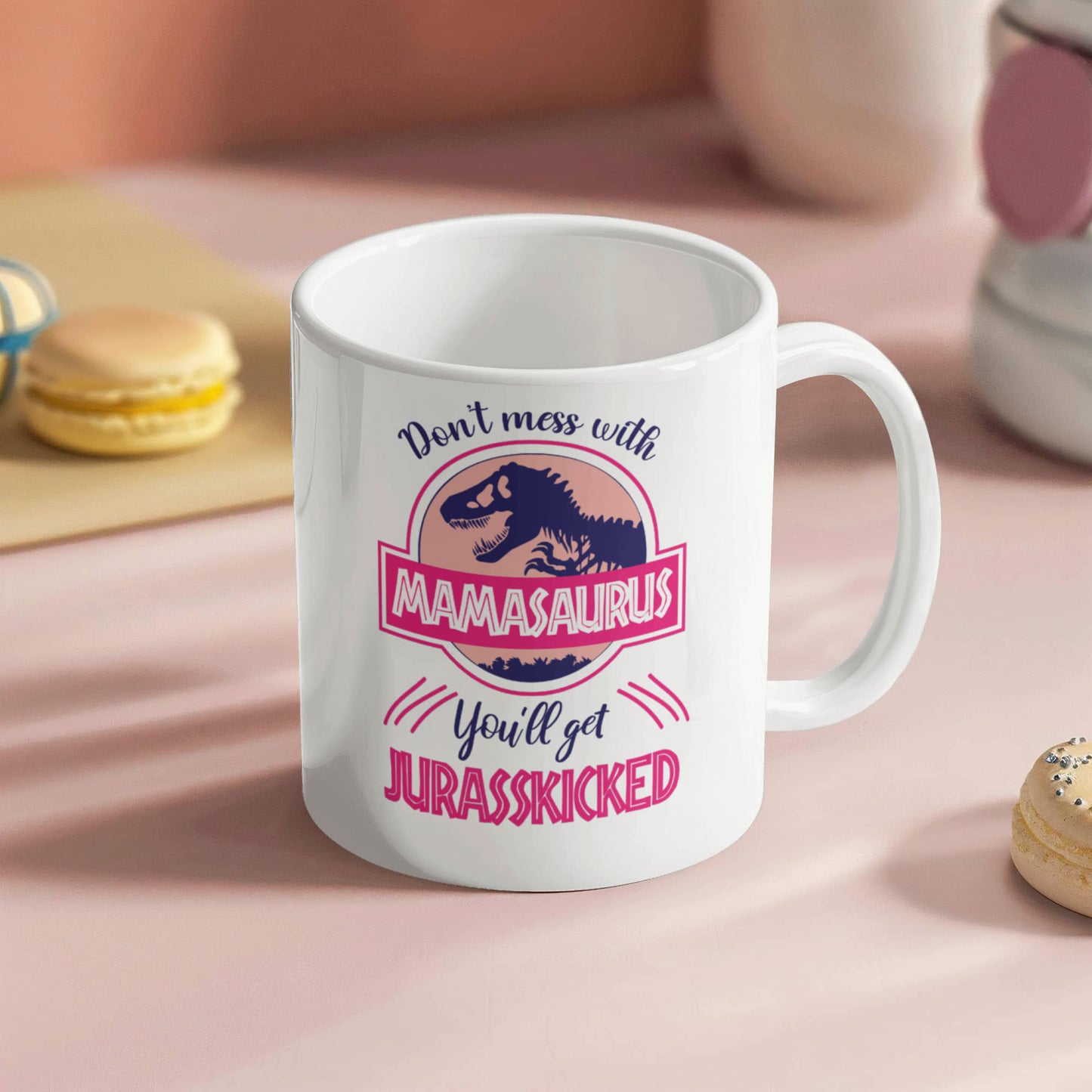 Mamasaurus | White Ceramic Mug